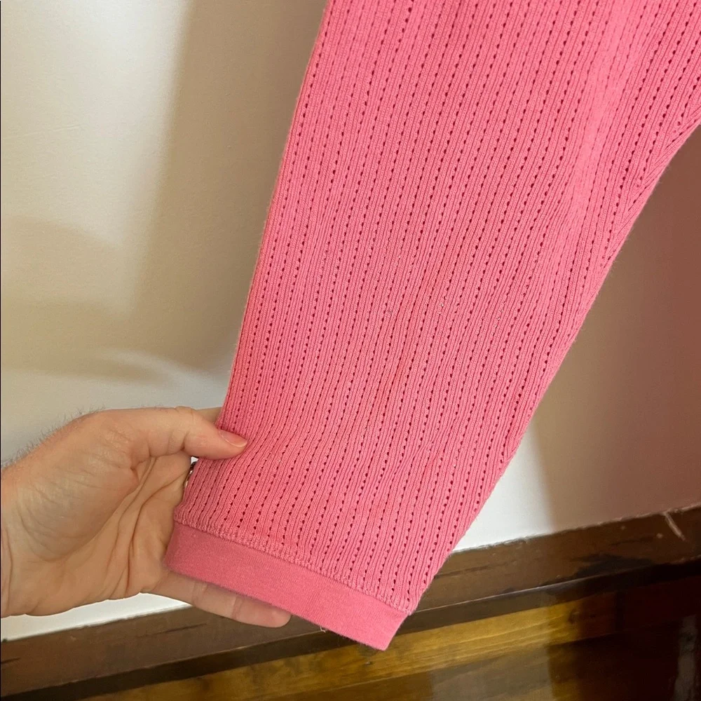 Victoria's‎ Secret Pink Ribbed Thermal Button Down One Piece PJs- M